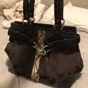 AUTHENTIC Coach brown purse